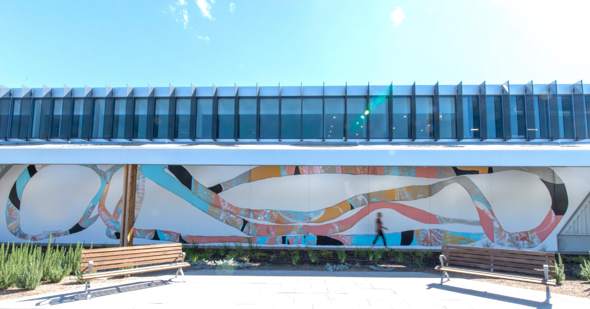 'The Murray Street Mural', The Barossa Co-op, Murray Street Nuriootpa, South Australia, 2017